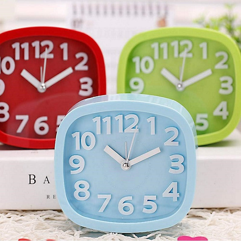 Side Table Alarm Clock-Green(5545)(SA2405-57) Clock Apricot