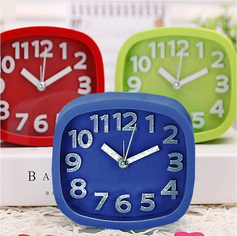 Side Table Alarm Clock-Red(SA2405-57) Clock Apricot