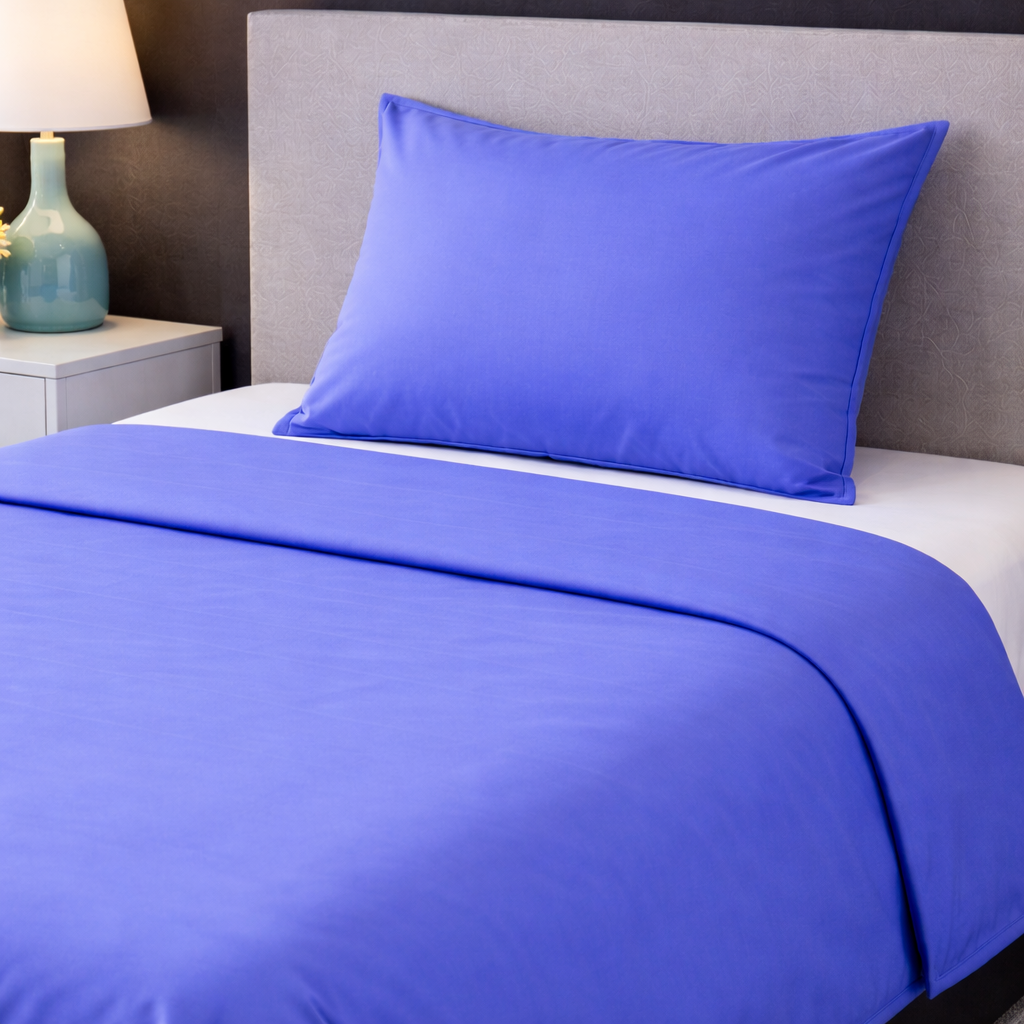 2Pcs Single Bed Sheet-SB077 single bed sheet Apricot