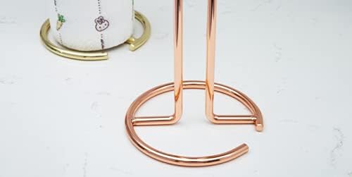 Stainless Steel Tissue Roll Holder-Rose Gold Tissue Box Apricot