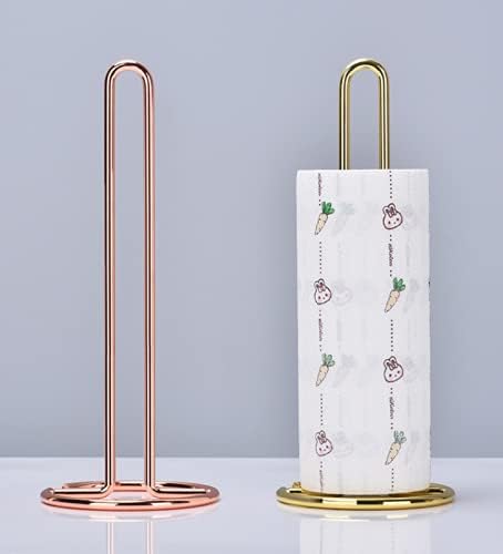 Stainless Steel Tissue Roll Holder-Rose Gold Tissue Box Apricot