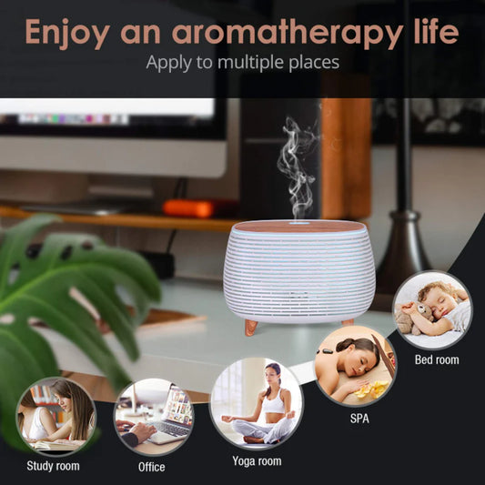 Ultrasonic Aromatherapy Air Humidifier(SA2405-190) Apricot