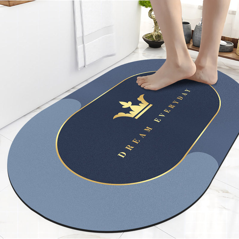 Water Absorbent Anti slip Bath mat-(SA2553-15)5886 DREAM EVERYDAY Bath Mats Apricot
