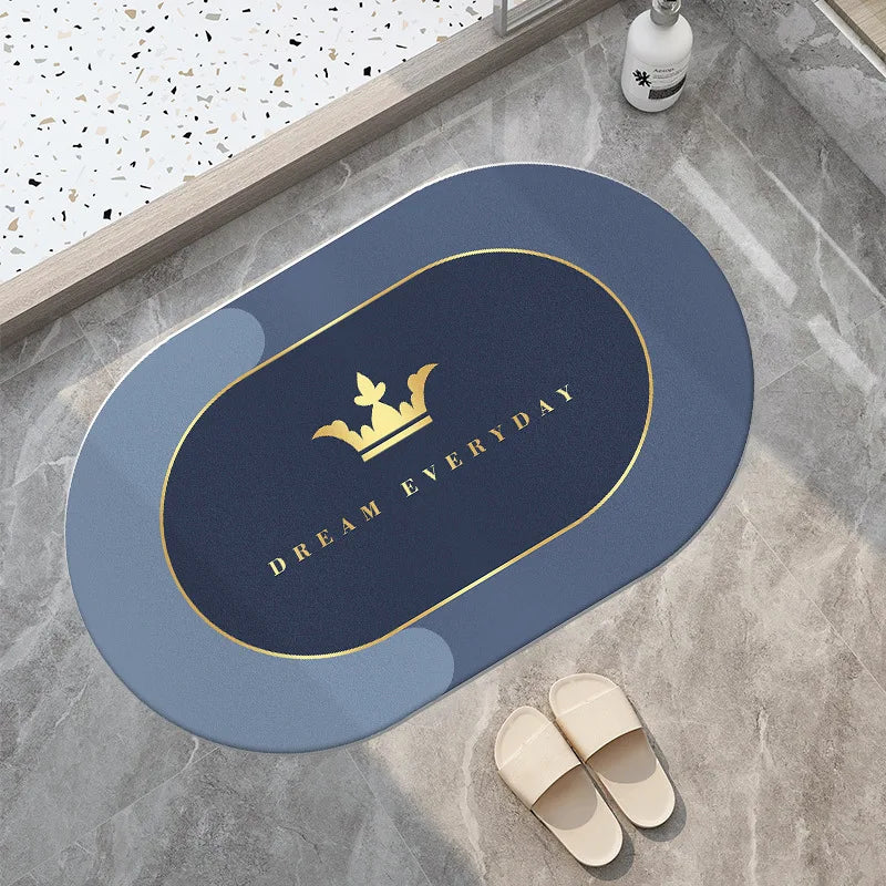 Water Absorbent Anti slip Bath mat-(SA2553-15)5886 DREAM EVERYDAY Bath Mats Apricot