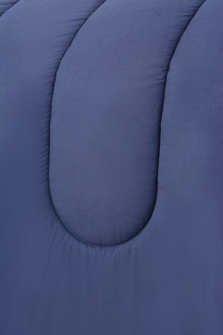 1 PC Single Comforter-Maroon over Grey Comforters Apricot