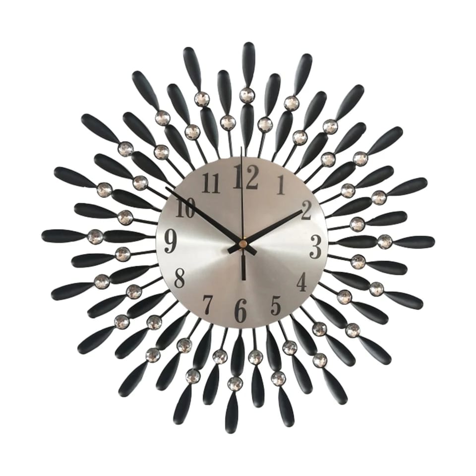 60CM Metal Art Ornament Wall Clock
