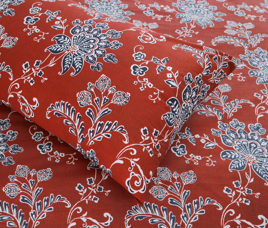 2Pcs Single Bed Sheet-SB277(5143) single bed sheet Apricot