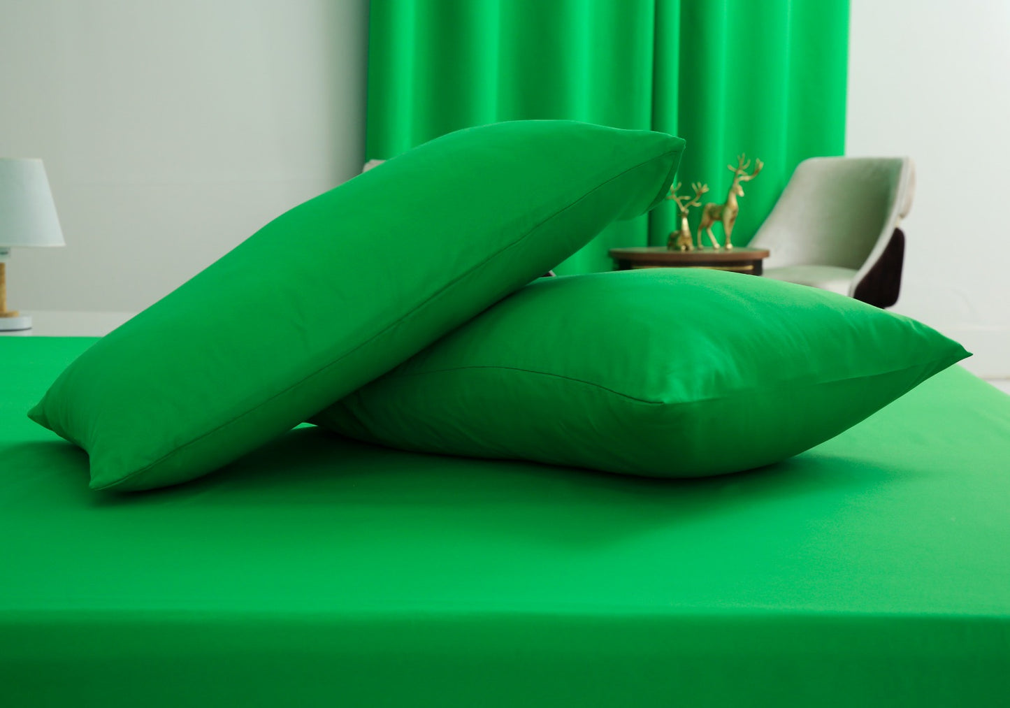 Fitted Bed Sheet-Green Fitted Sheets Apricot