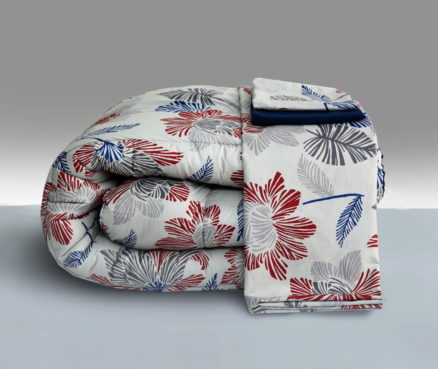 8 PCs Winter Comforter Set-Cherry Bolsoom Comforters Apricot