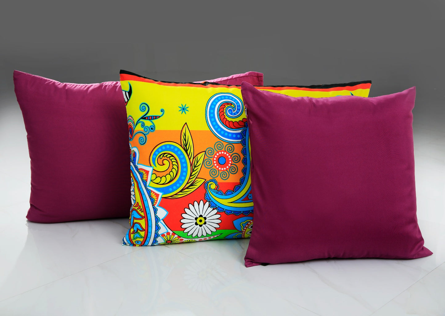 8 PCs Winter Comforter Set-Multi Flowers Comforters Apricot