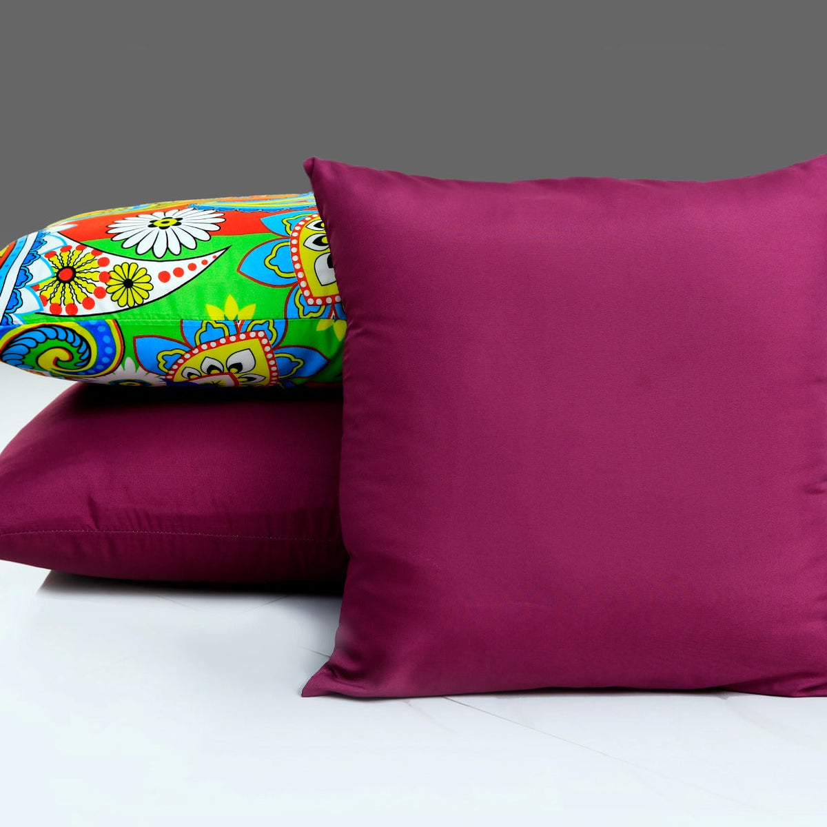 8 PCs Winter Comforter Set-Multi Flowers Comforters Apricot