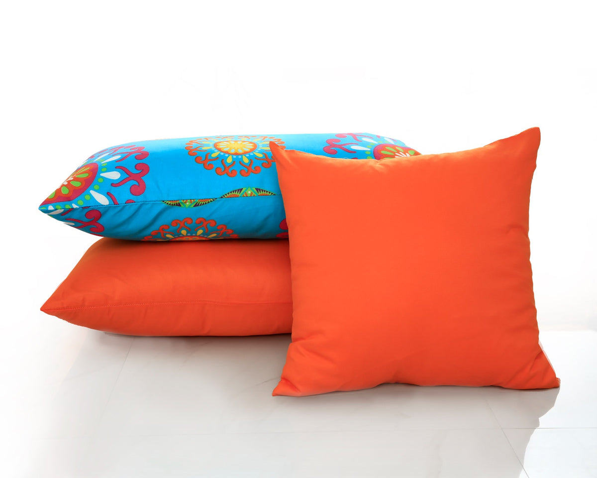 8 PCs Winter Comforter Set- Turquoise Flower Comforters Apricot