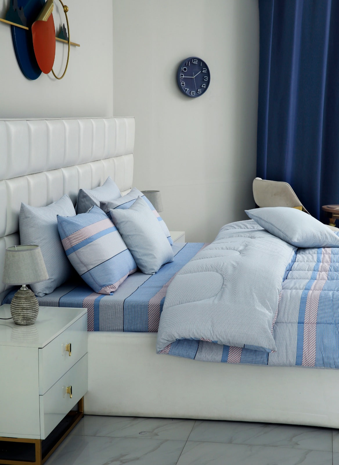 8 PCs Winter Comforter Set-Marshmallow Comforters Apricot