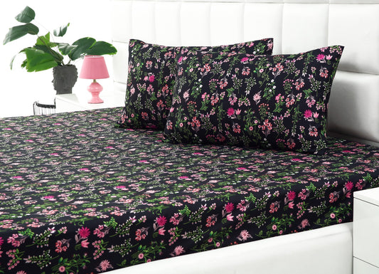 3 PCs Bed Sheet-Crocus BED SHEET Apricot