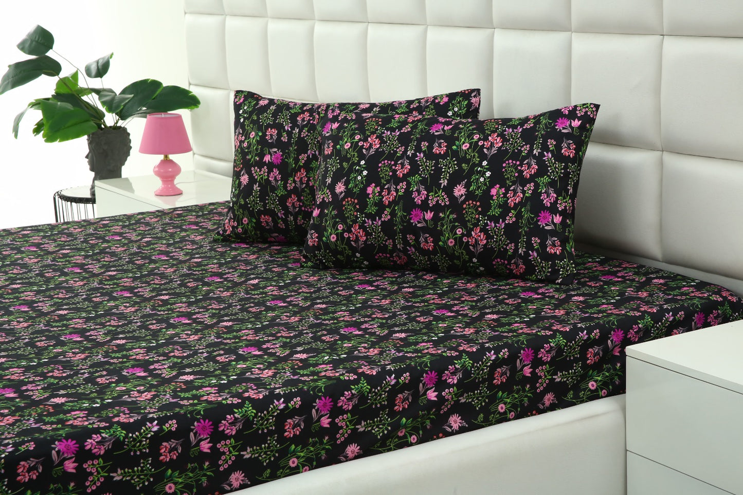 3 PCs Bed Sheet-Crocus BED SHEET Apricot