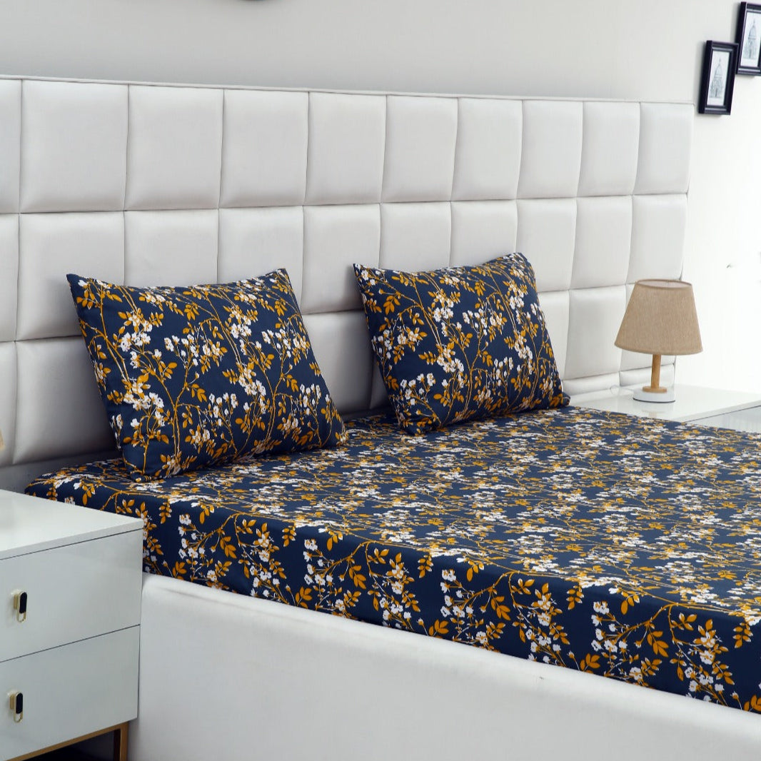 Fitted Bed Sheet-Aurelia Fitted Sheets Apricot