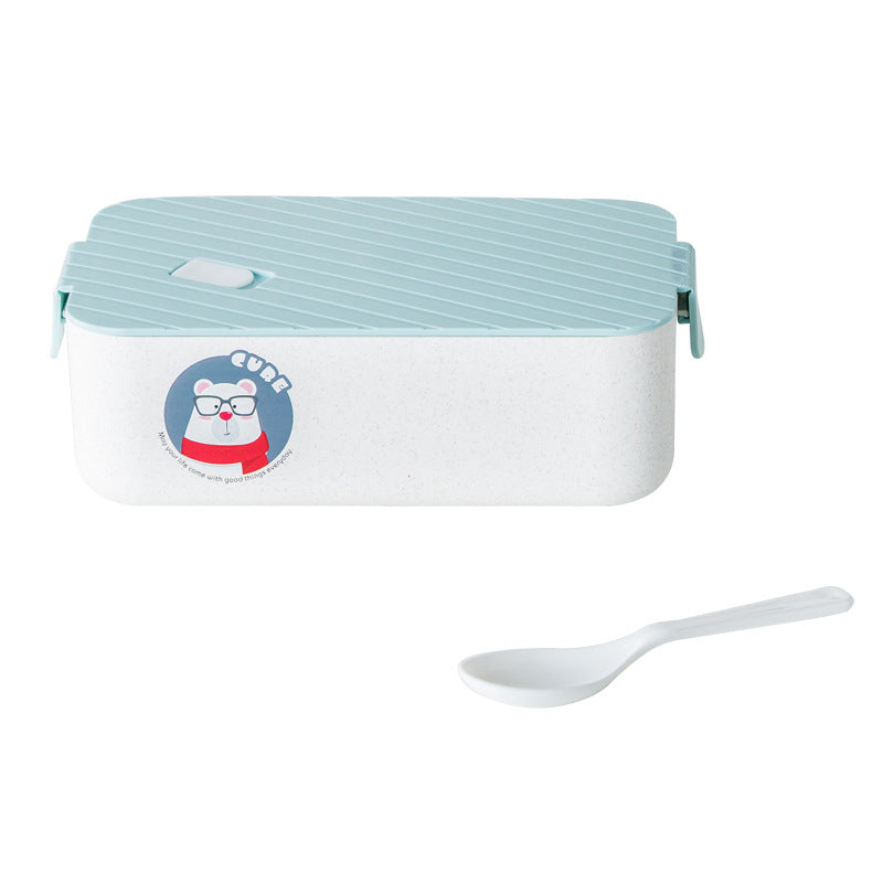 Large Rectangular Lunch Box-SA2408-307(Yellow) Apricot