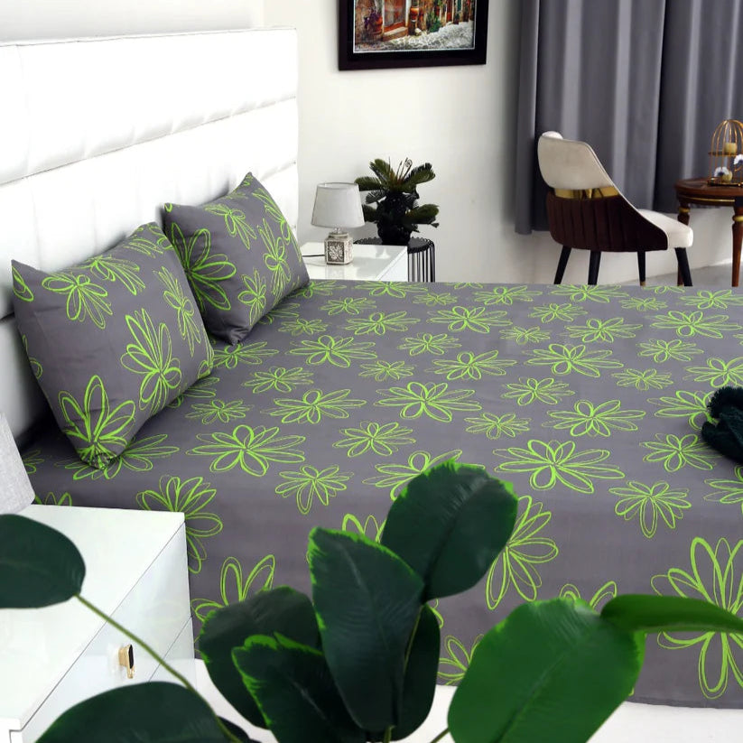 Fitted Bed Sheet-Caranation
