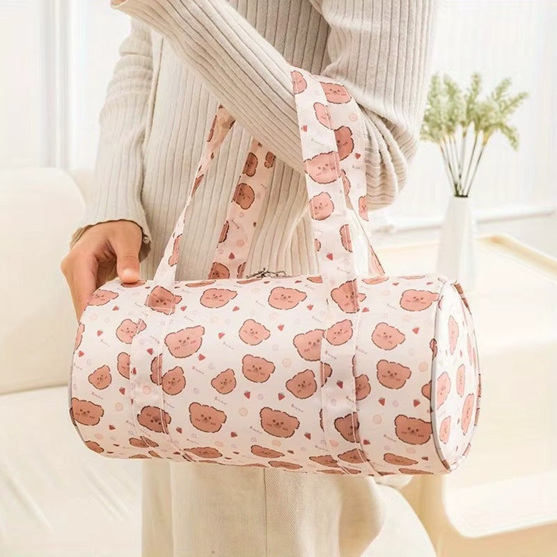 Portable Bra and Sock Storage Box-SA2408-333 Cosmetic Organizer Apricot