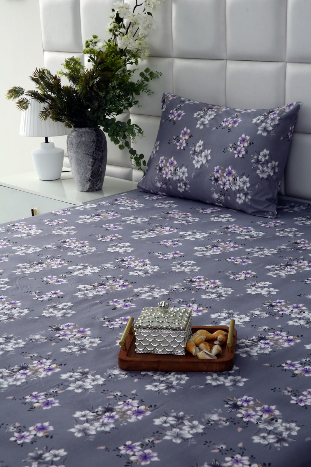 Fitted Bed Sheet-White Rose Fitted Sheets Apricot