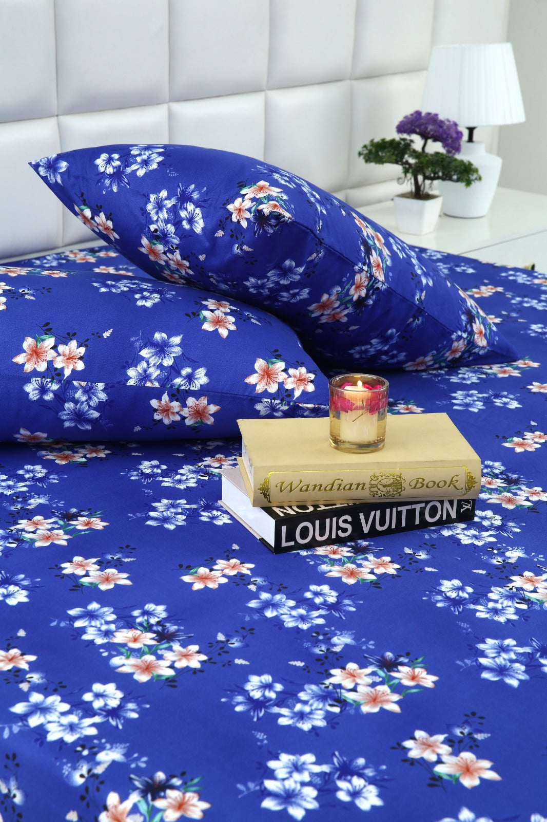 Fitted Bed Sheet-Phlox Fitted Sheets Apricot