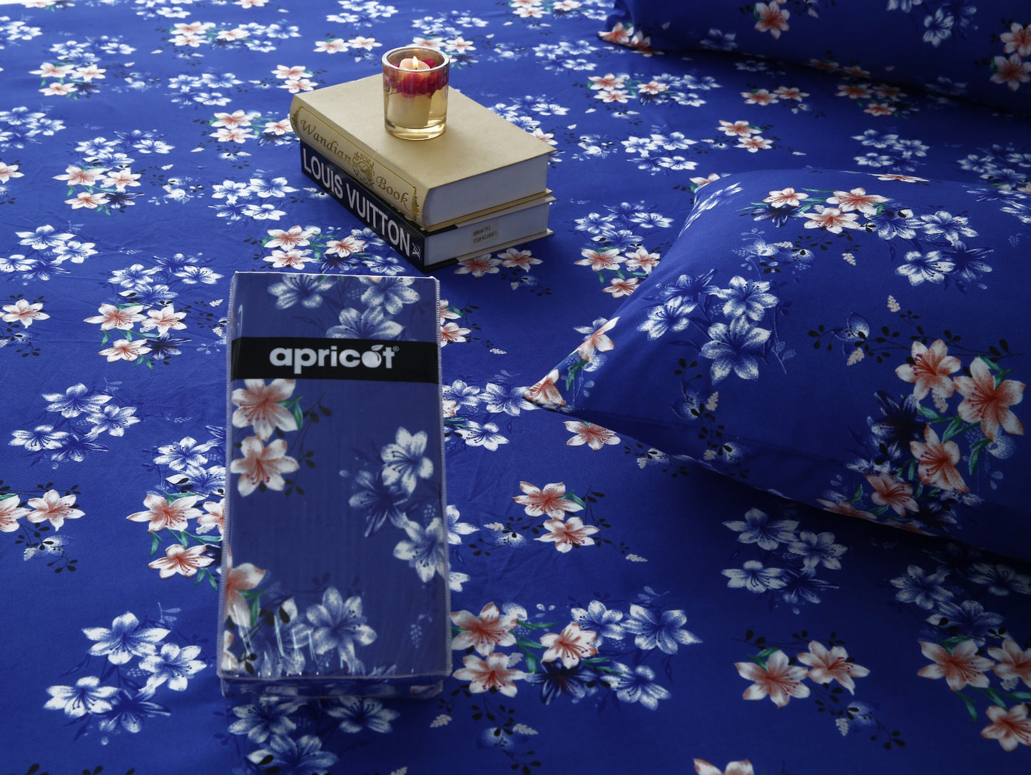 Fitted Bed Sheet-Phlox Fitted Sheets Apricot