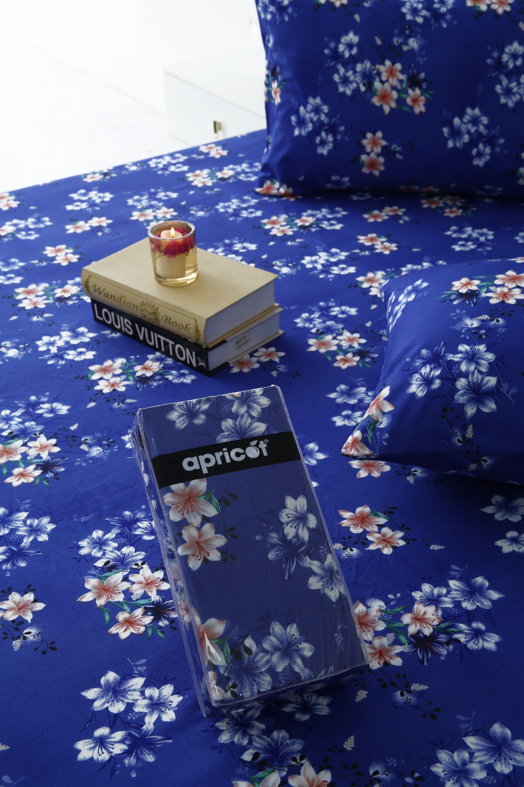 Fitted Bed Sheet-Phlox Fitted Sheets Apricot