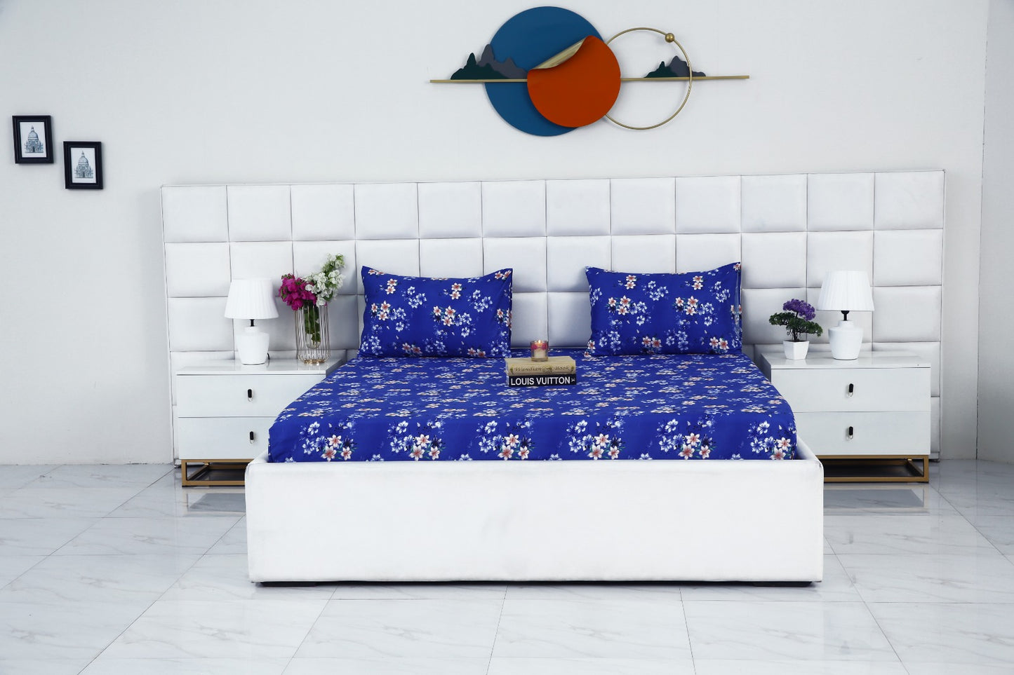 Fitted Bed Sheet-Phlox Fitted Sheets Apricot