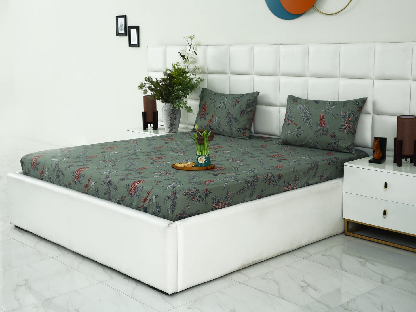 Fitted Bed Sheet-Summer Slumber Fitted Sheets Apricot