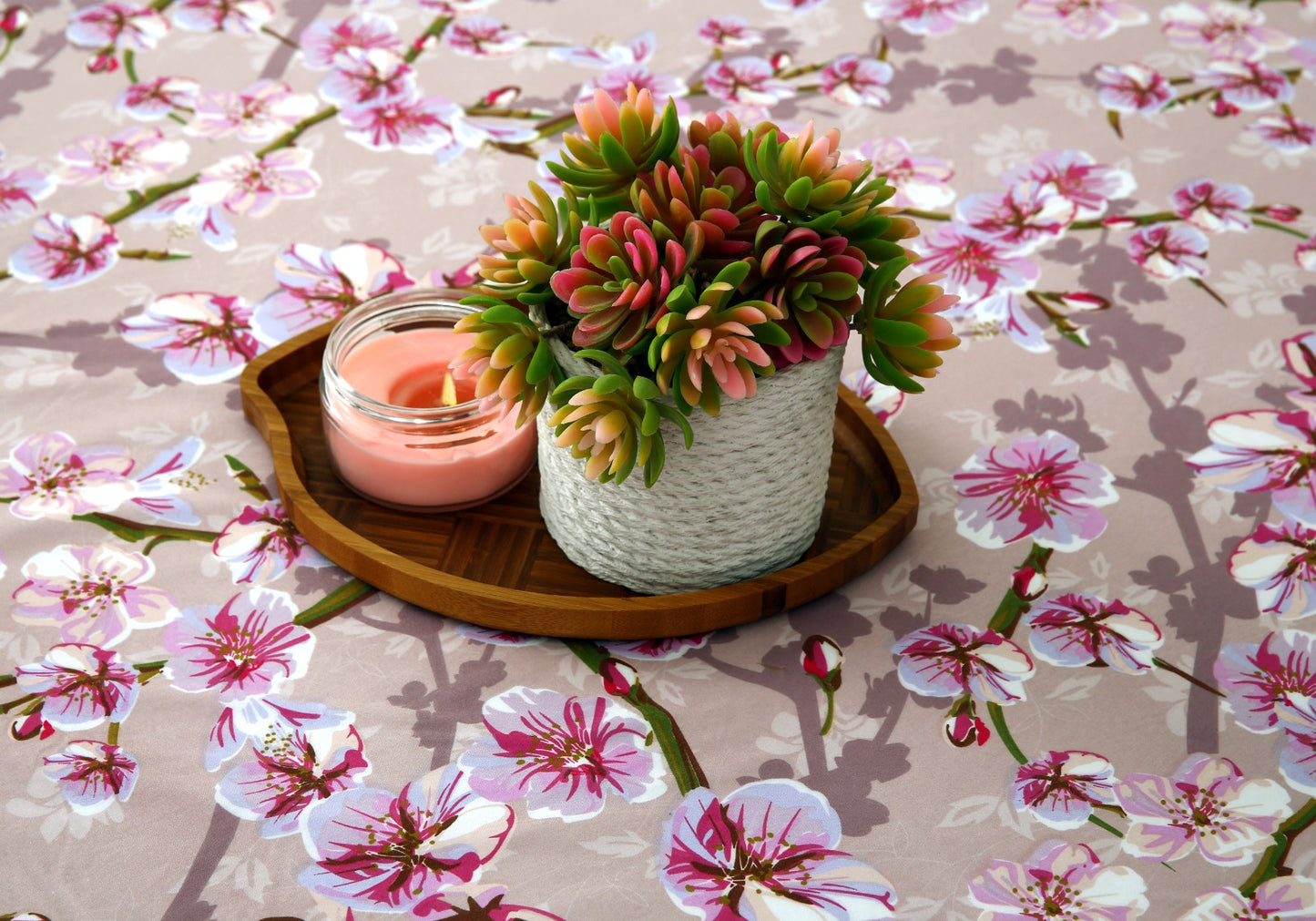 2Pcs Single Bed Sheet-Bloom Bliss single bed sheet Apricot