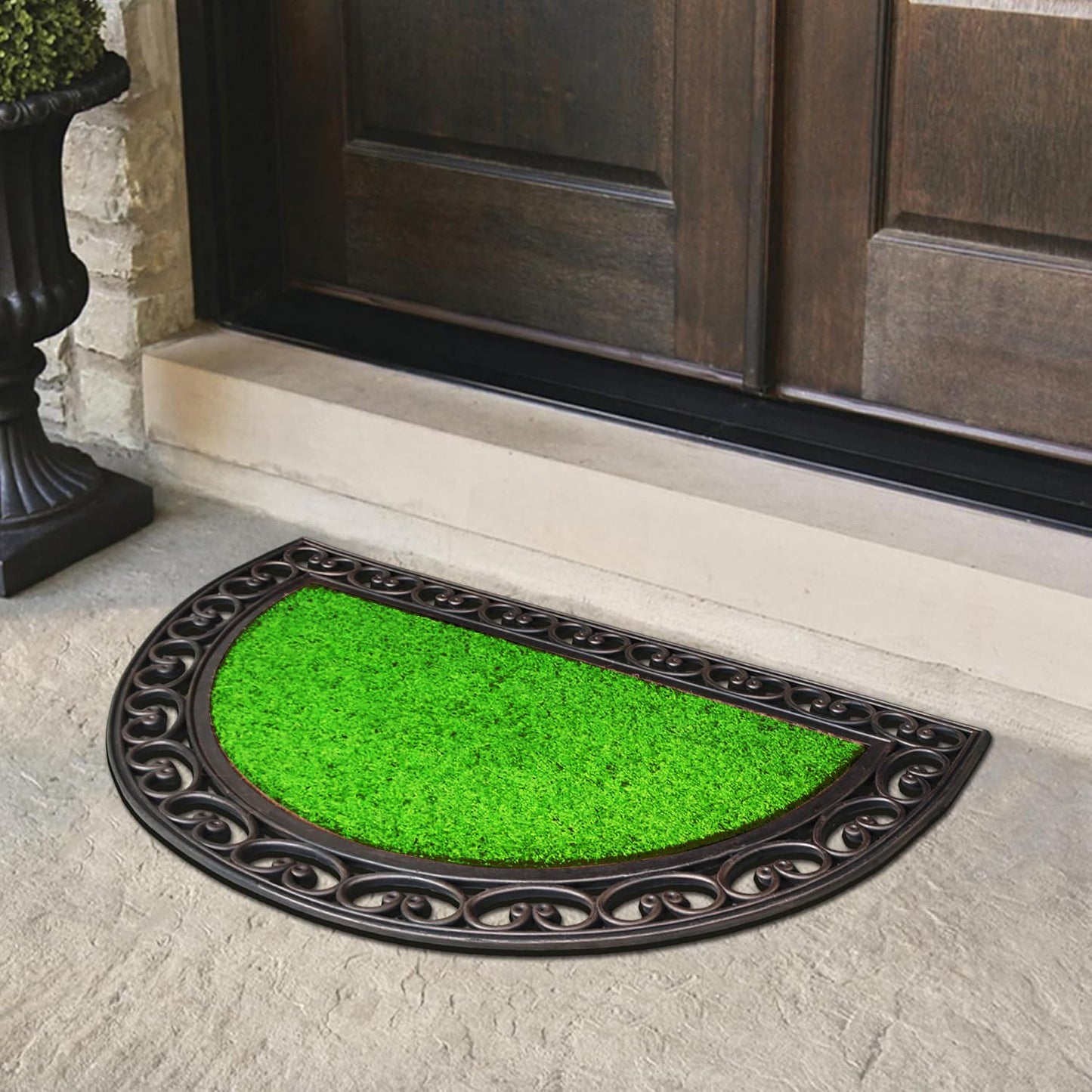 Outdoor Indoor Antislip Door Mat-SA2553-04(Green) Door Mats Apricot
