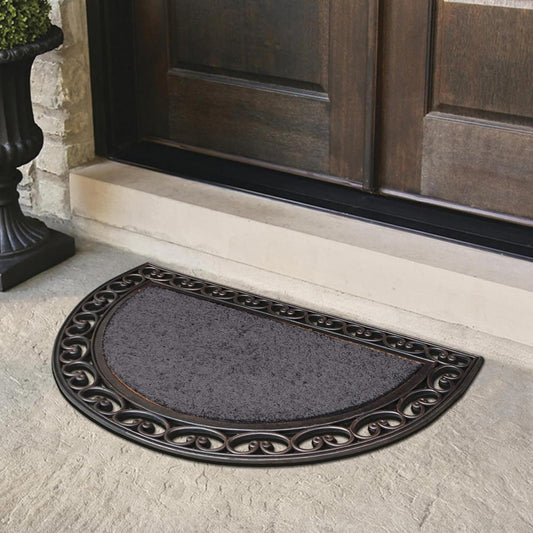 Outdoor Indoor Antislip Door Mat-SA2553-04(Grey) Door Mats Apricot