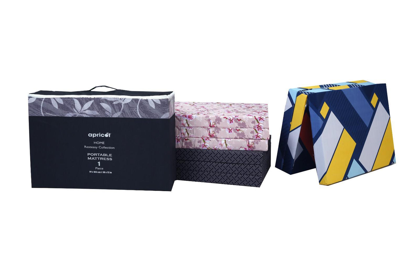 Foldable/Portable Mattress-Assorted(B) Protectors Apricot