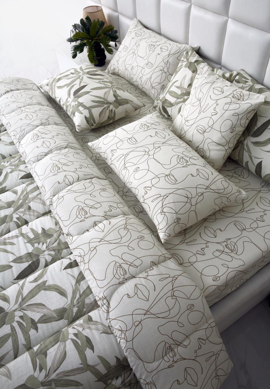 8 PCs Winter Comforter Set-Pine