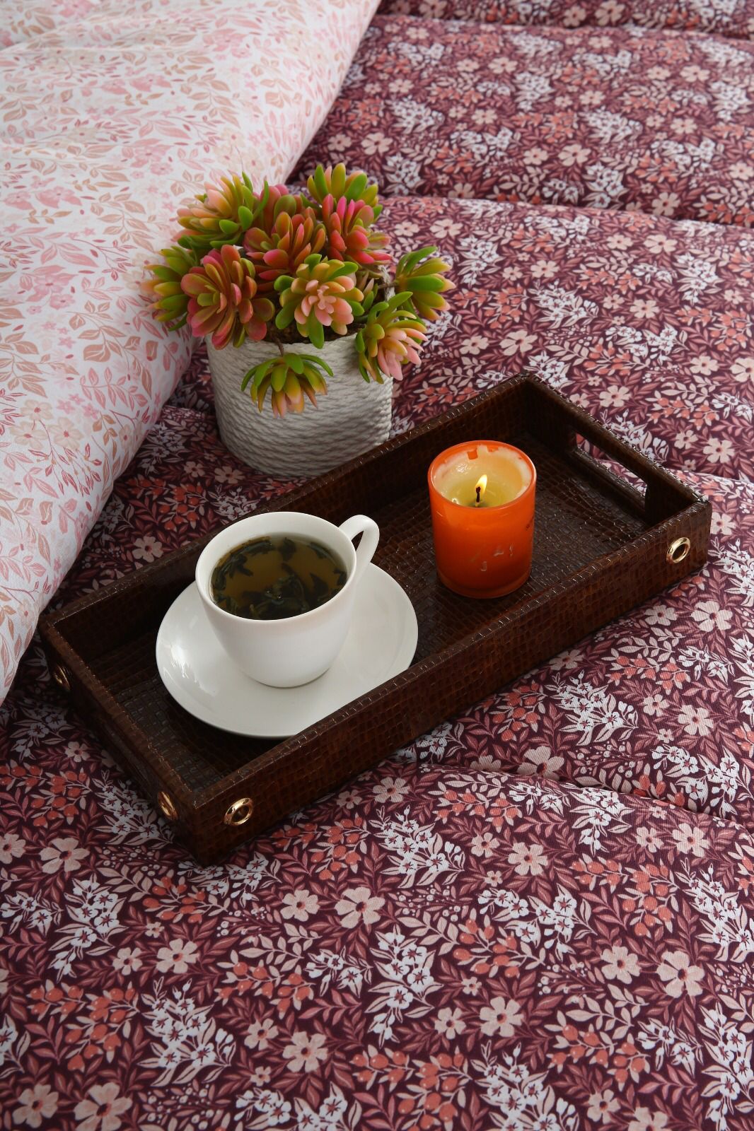 8 PCs Winter Comforter Set-Daisy Day