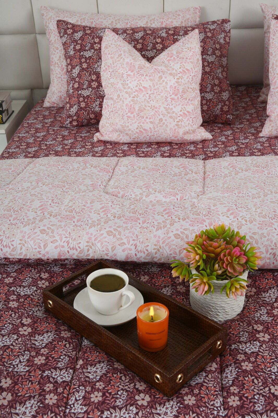 8 PCs Winter Comforter Set-Daisy Day