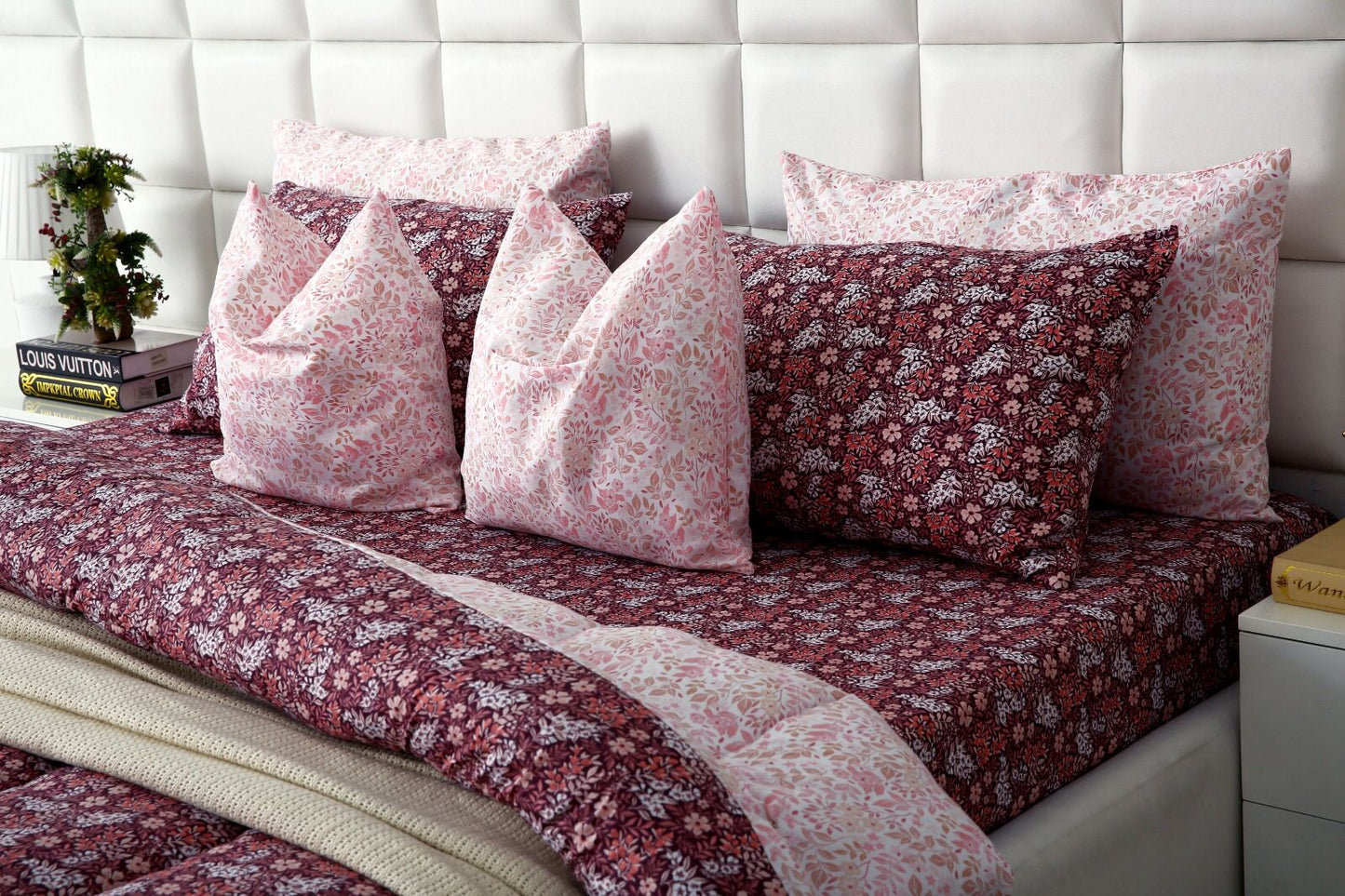 8 PCs Winter Comforter Set-Daisy Day