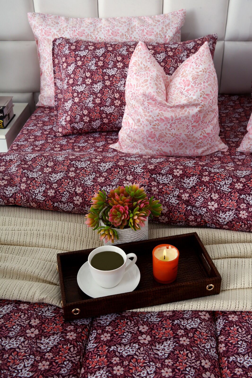 8 PCs Winter Comforter Set-Daisy Day