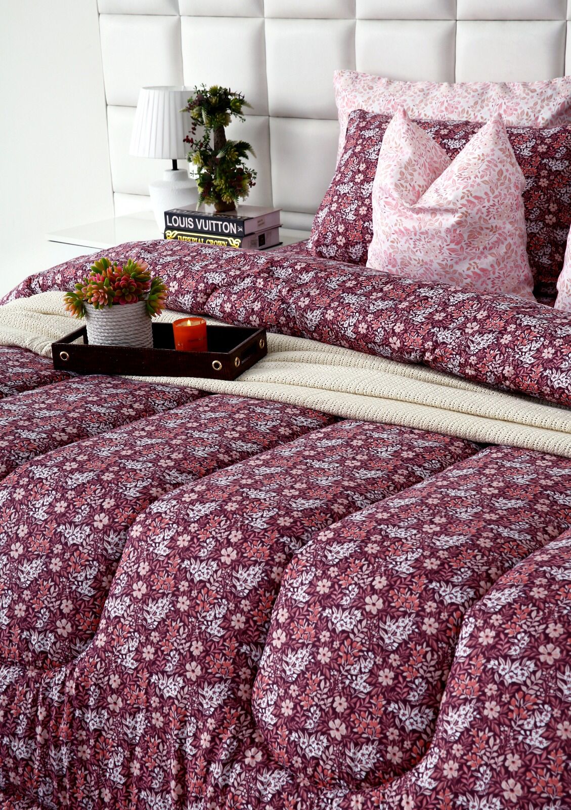 8 PCs Winter Comforter Set-Daisy Day
