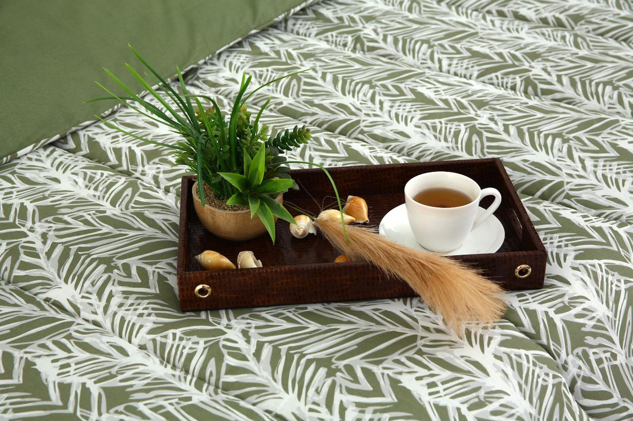 8 PCs Winter Comforter Set-Emeralds