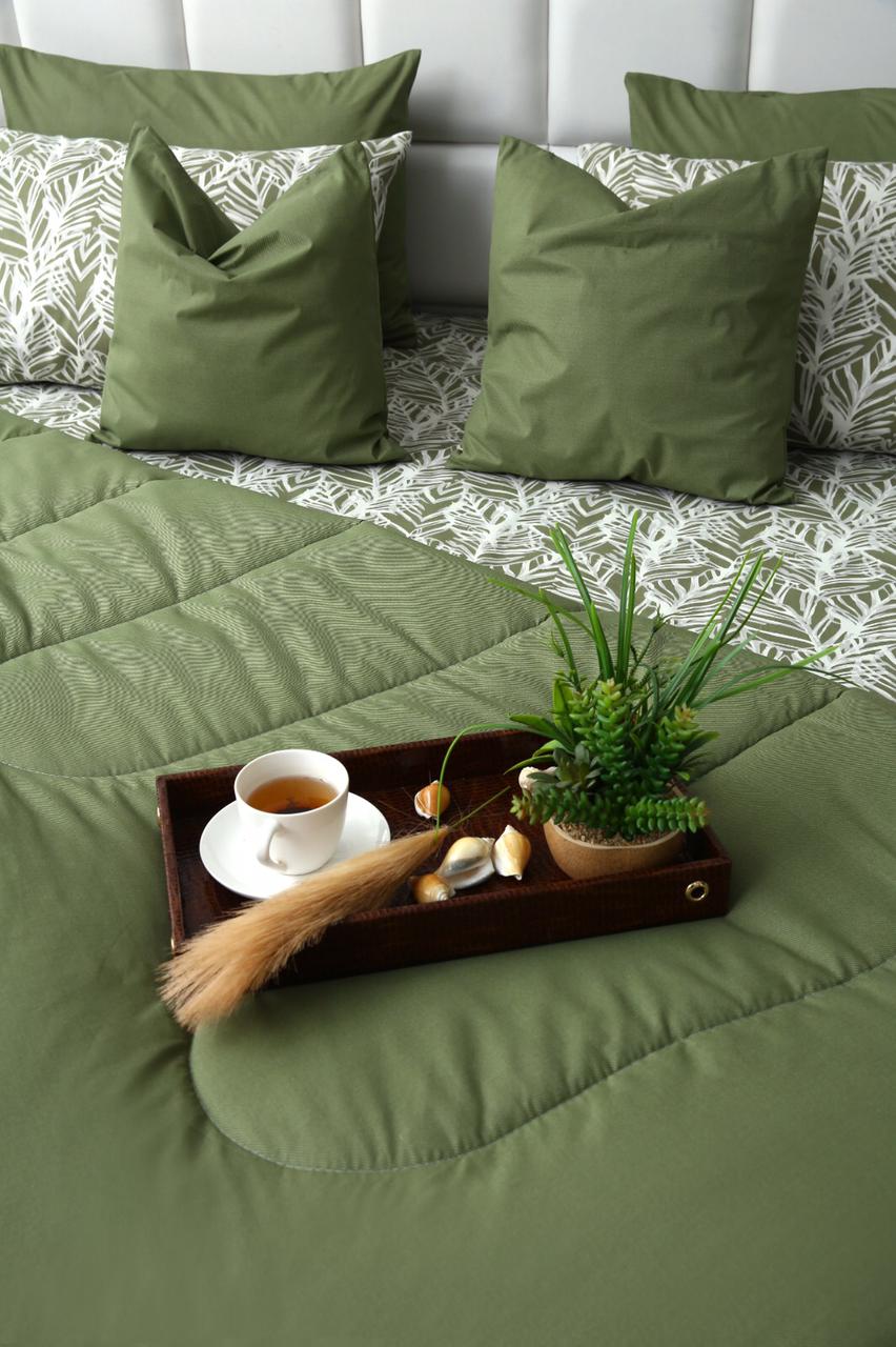 8 PCs Winter Comforter Set-Emeralds