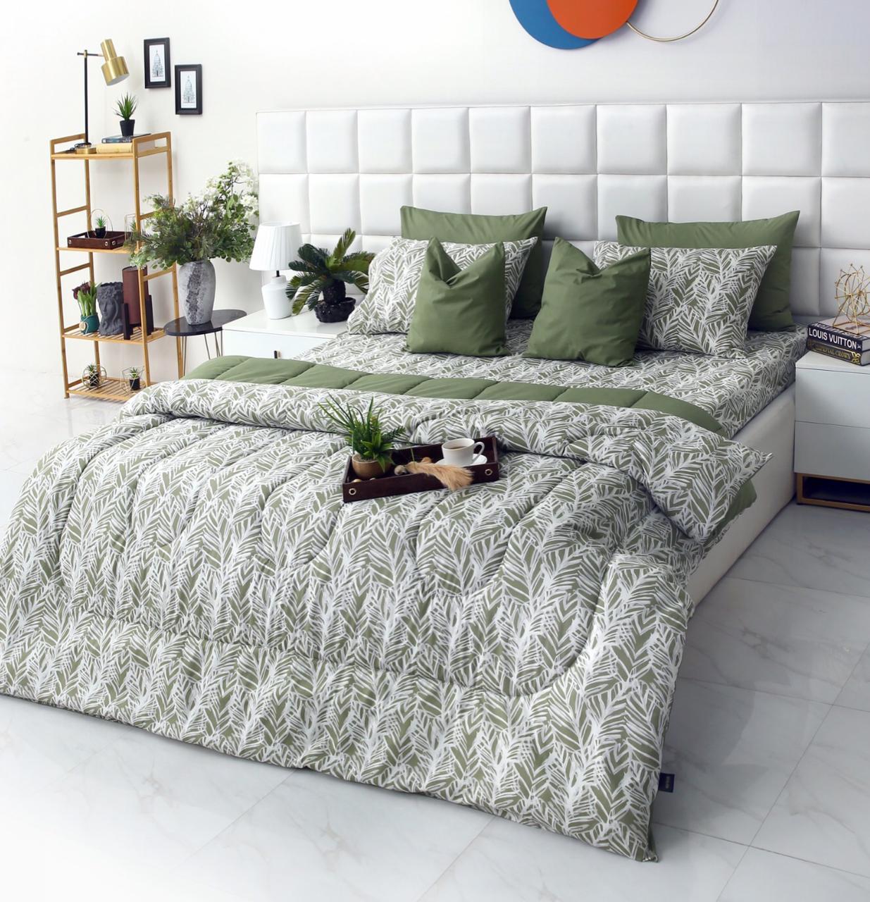 8 PCs Winter Comforter Set-Emeralds