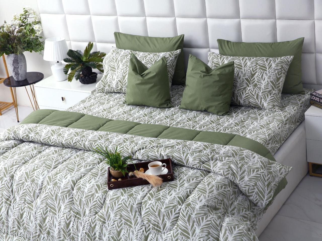 8 PCs Winter Comforter Set-Emeralds