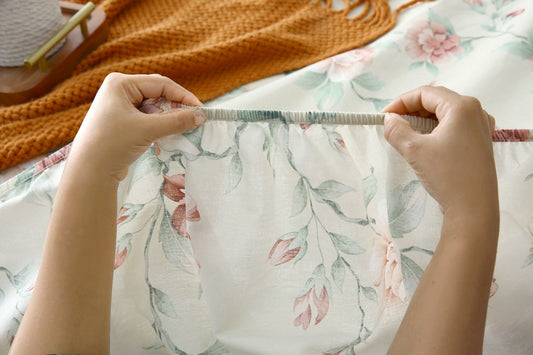 Fitted Bed Sheet-Rosa Fitted Sheets Apricot