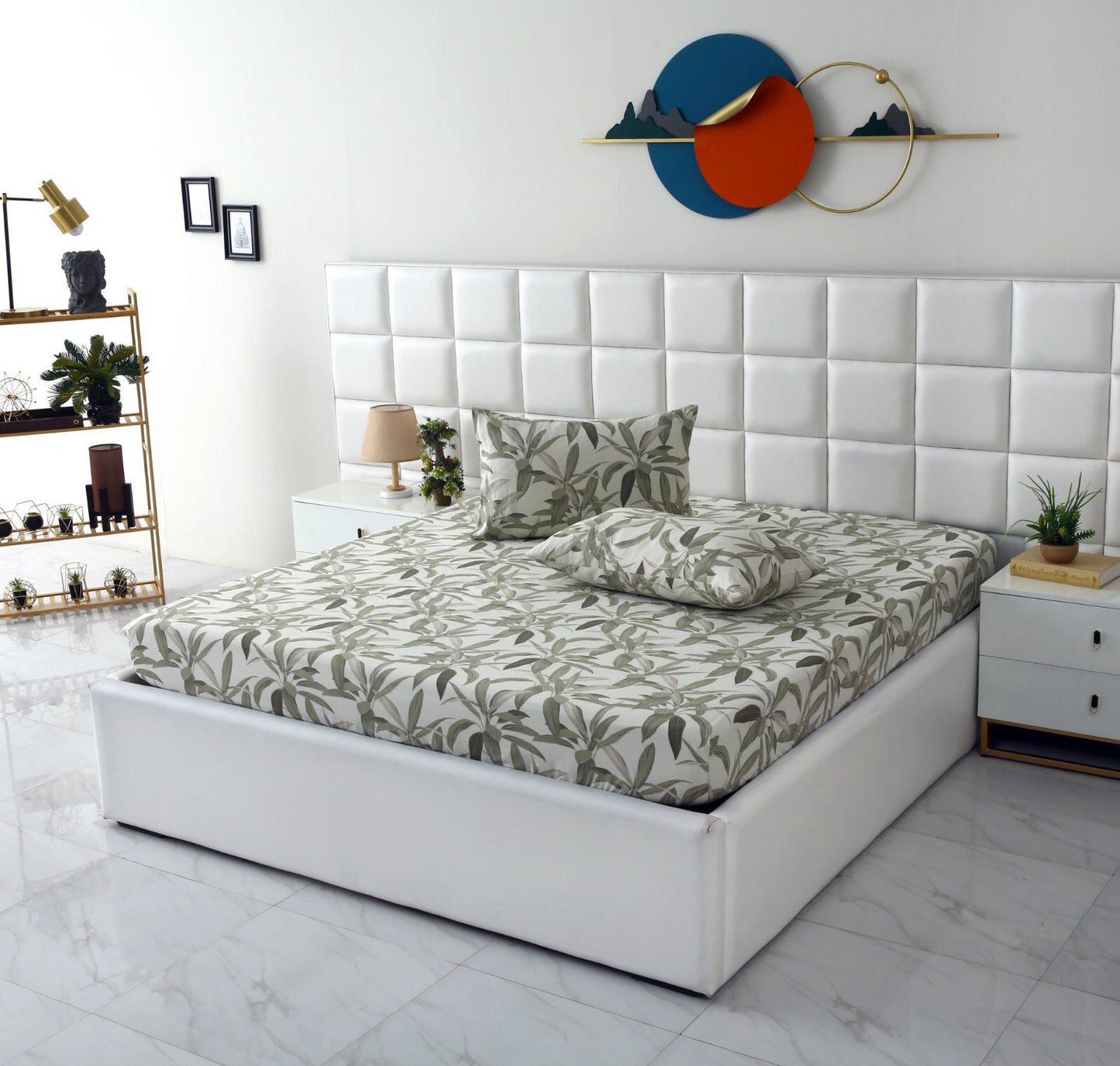 Fitted Bed Sheet-Pines Fitted Sheets Apricot