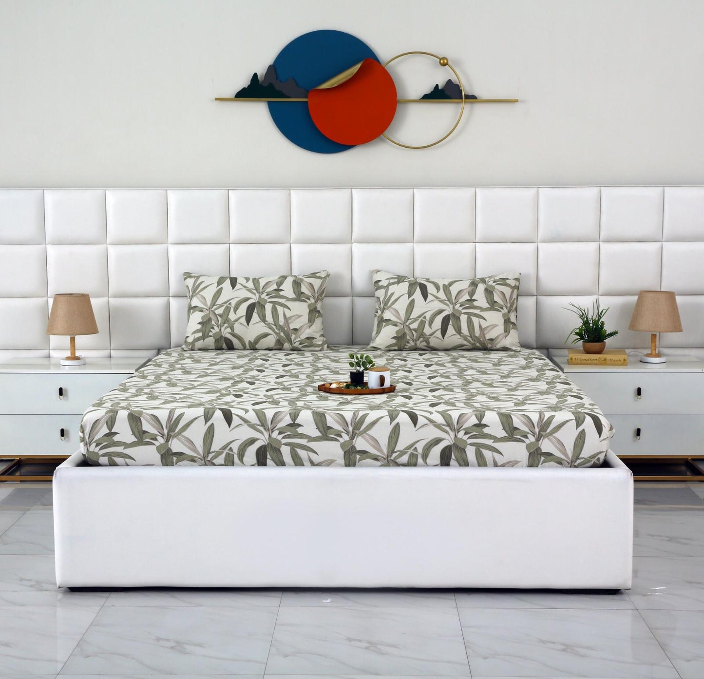 Fitted Bed Sheet-Pines Fitted Sheets Apricot