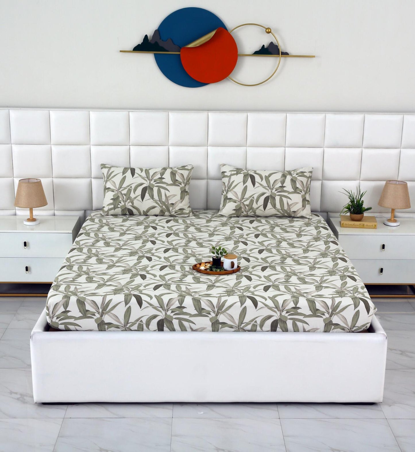 Fitted Bed Sheet-Pines Fitted Sheets Apricot