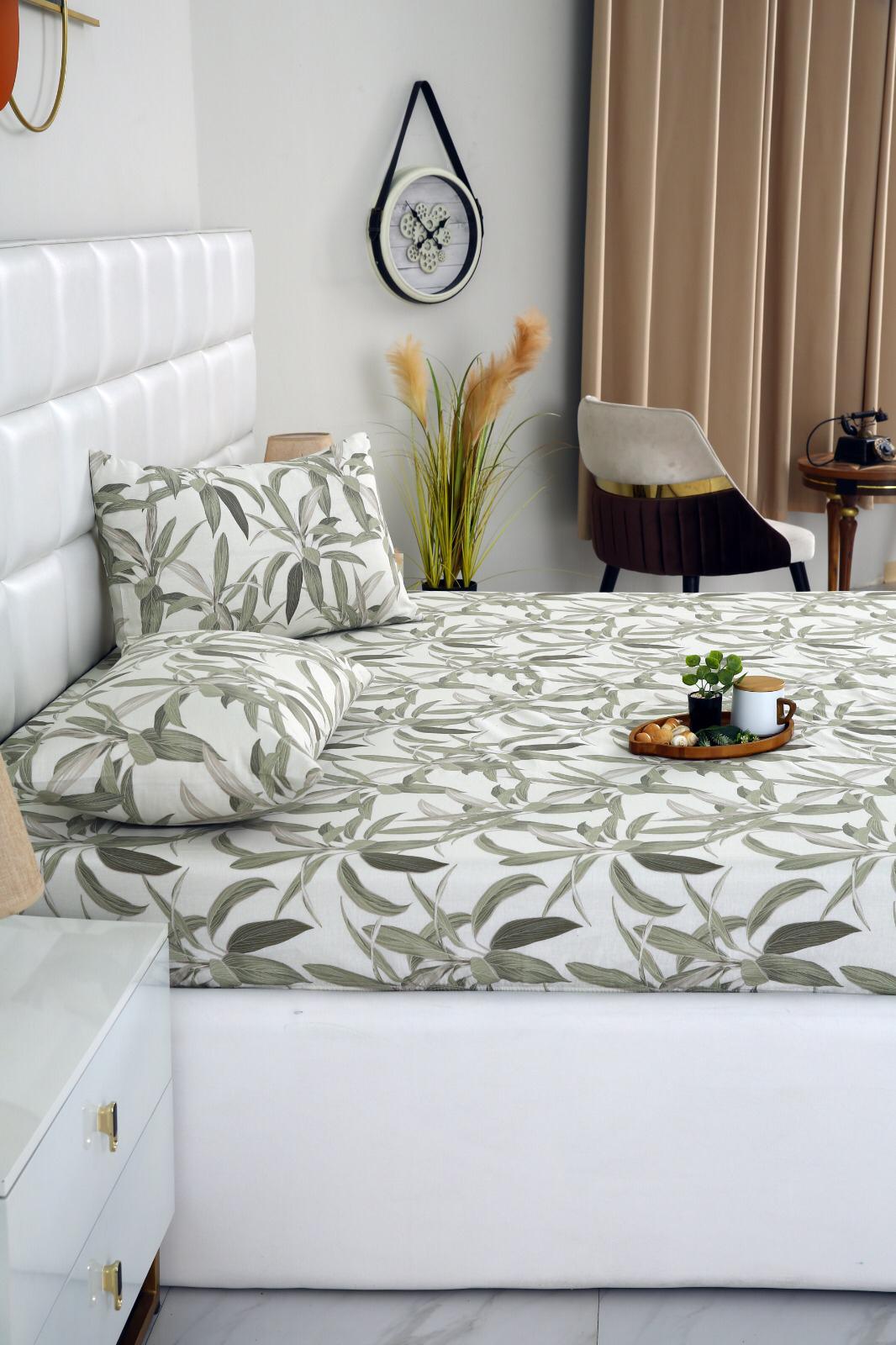 Fitted Bed Sheet-Pines Fitted Sheets Apricot