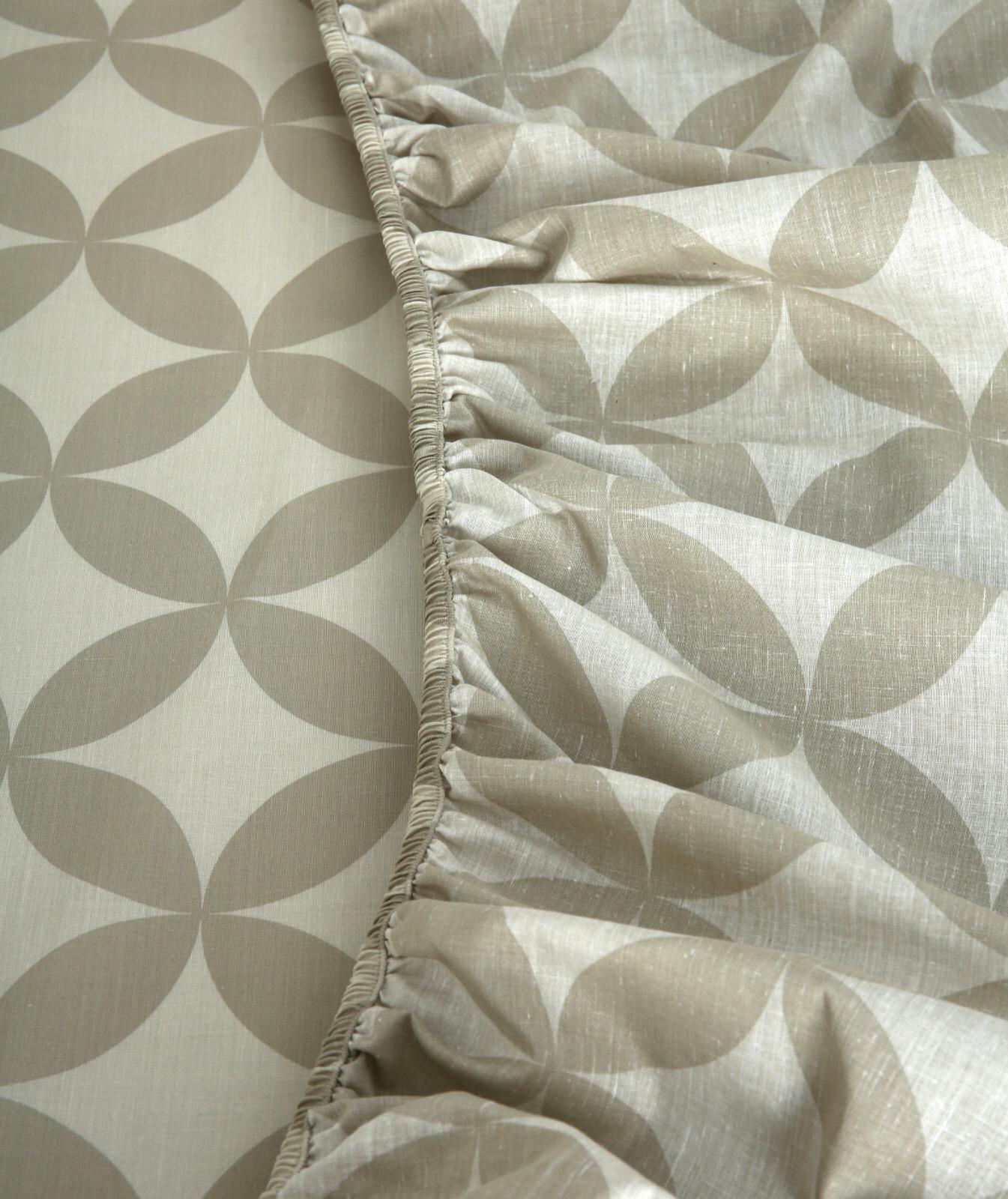 Fitted Bed Sheet-Russet Fitted Sheets Apricot
