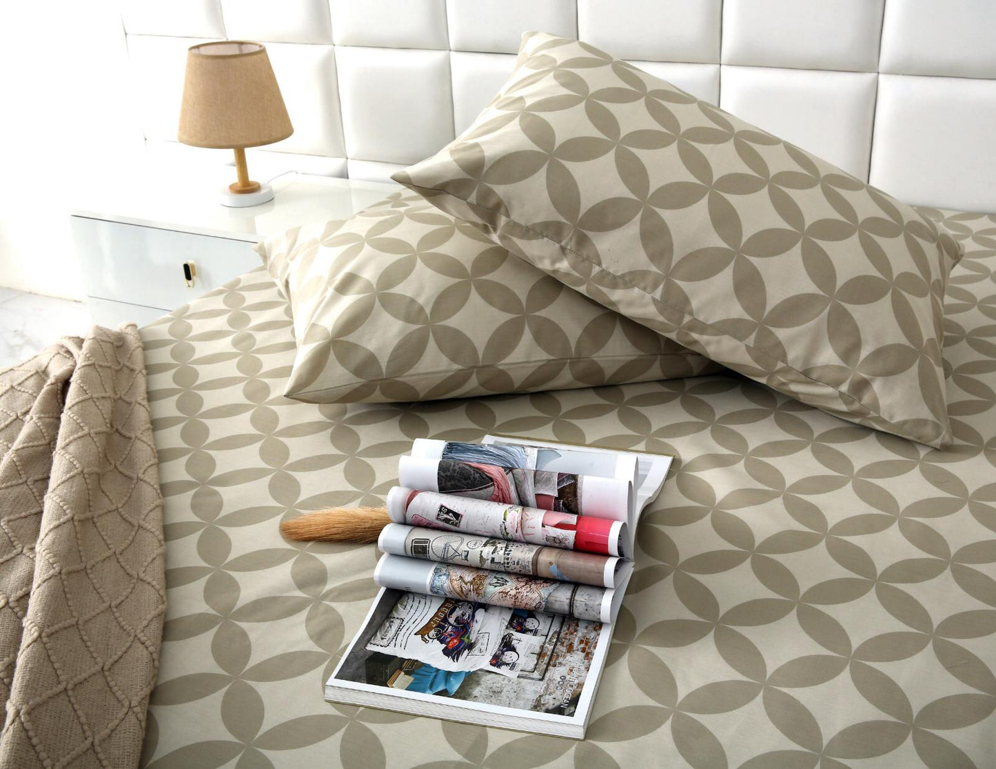 Fitted Bed Sheet-Russet Fitted Sheets Apricot